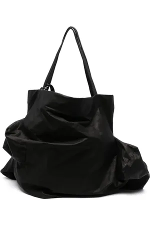 YOHJI YAMAMOTO Unevenness leather tote bag