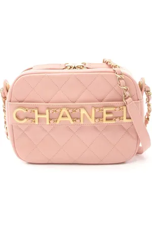 CHANEL 2019 Logo Enchained camera bag