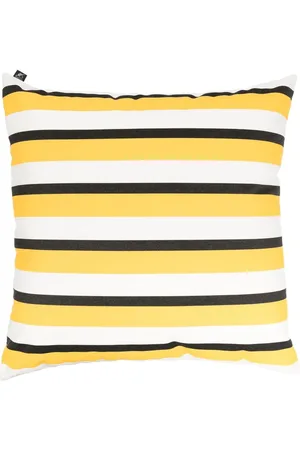 FORNASETTI Stripe-print square cushion