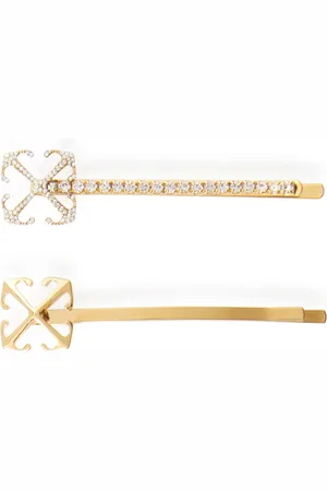 OFF-WHITE Arrow hair clip (set of two)