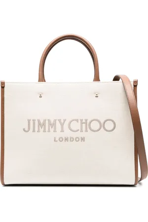 Jimmy Choo Medium Avenue canvas tote bag