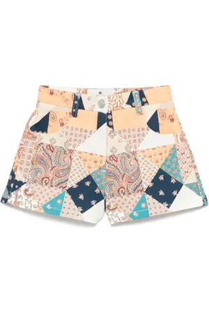Etro Patchwork-print shorts