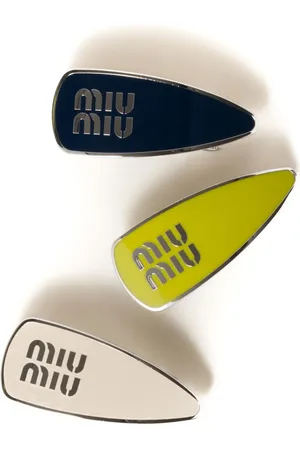 Miu Miu Enamelled metal hair clips