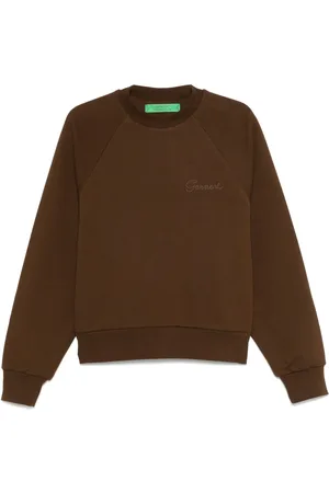 Garment Workshop Logo-embroidered double-layer sweatshirt