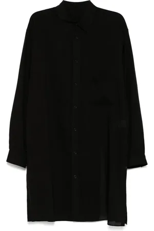 YOHJI YAMAMOTO Loan back panelled slit shirt