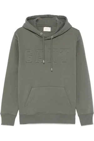 GANT Logo-embossed hoodie