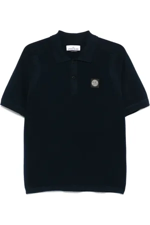 Stone Island Waffle-knit polo shirt