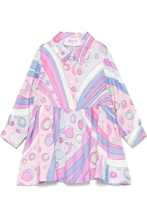 PUCCI Junior Fontane-print dress