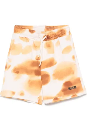 Msgm Abstract-print shorts