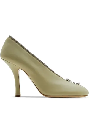 Burberry Baby Zip 100mm leather pumps