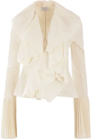Alexander McQueen Ruffle-detailing blouse