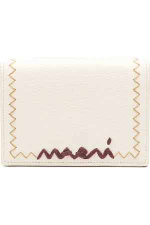 Marni Logo-embroidered wallet