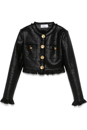 GIUSEPPE DI MORABITO Bouclé cropped jacket