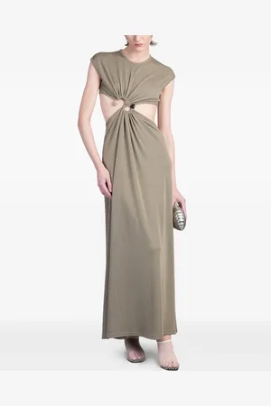 CHRISTOPHER ESBER S-buckle maxi dress