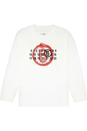 Maison Margiela Numbers-motif T-shirt