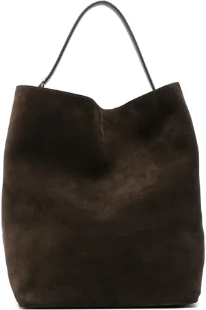 Totême Belted suede shoulder bag
