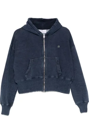 GIUSEPPE DI MORABITO Washed-effect cotton hoodie
