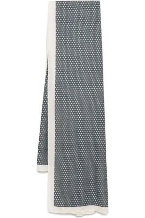 N.PEAL Patterned scarf