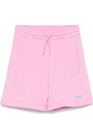 Msgm Logo-print track shorts