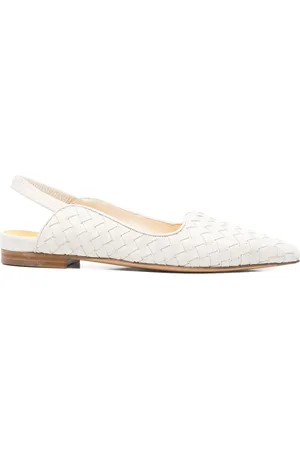 MARA BINI Interwoven-design slingback pumps