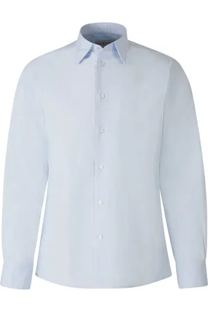 OFFICINE GENERALE Plain cotton shirt