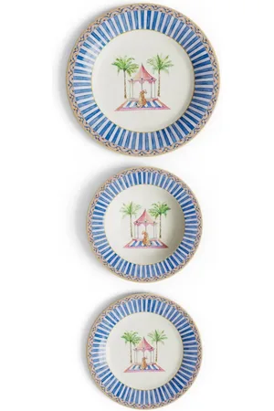 LISA CORTI Sariska table plates (set of three)