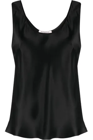 Gilda & Pearl Wide-strap silk tank top