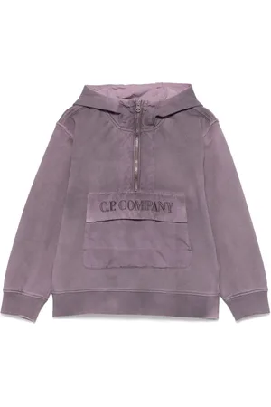 C.P. Company Logo-embroidered hoodie