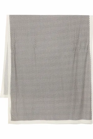 N.PEAL Hexagonal Pashmina scarf