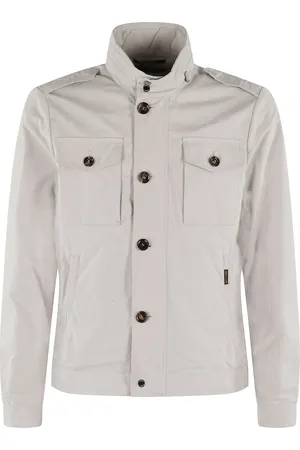 MOORER Logo-tag jacket