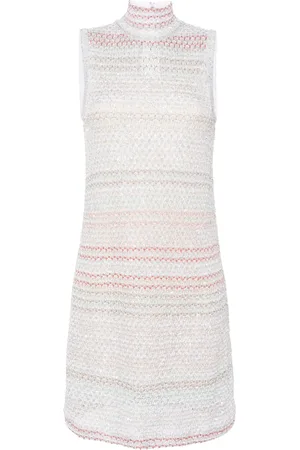 Missoni Sequin-embellished crochet-knit dress