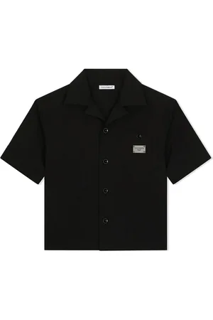 Dolce & Gabbana Logo-tag poplin shirt