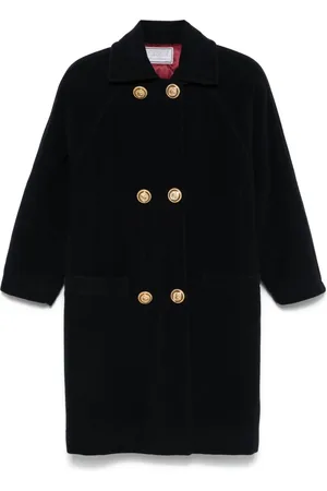 VERSACE 1980s double-breasted coat