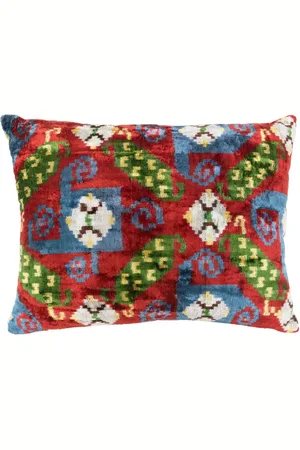 Les-Ottomans Silk velvet cushion (50cm x 40cm)