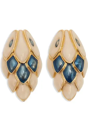 Roberto Cavalli Snake clip-on earrings