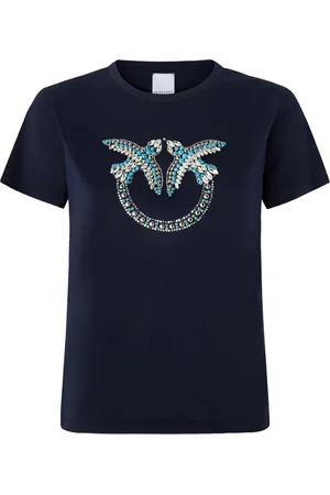 Pinko Love Birds-embroidered T-shirt