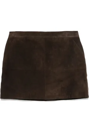 P.A.R.O.S.H. Suede mini skirt