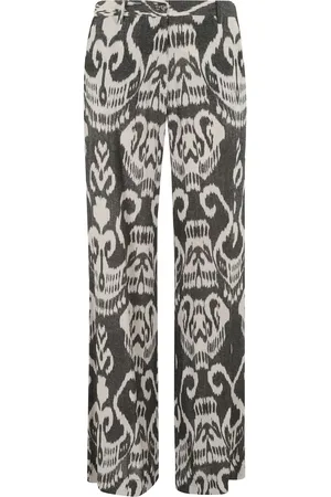 Bazar Deluxe Printed wide-leg trousers