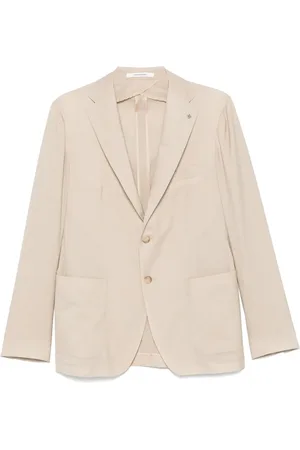 TAGLIATORE Brooch-detail blazer