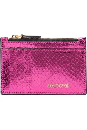Roberto Cavalli Leather cardholder