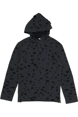 Acne Studios Ripped-detailing hoodie