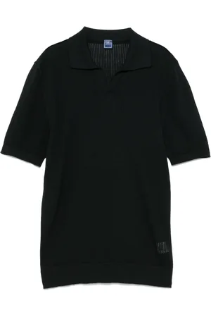 FEDELI Ribbed polo shirt