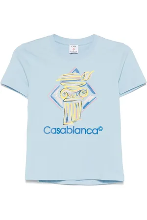 Casablanca Diamond Column-print T-shirt