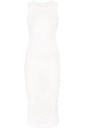 Jil Sander Cotton midi dress