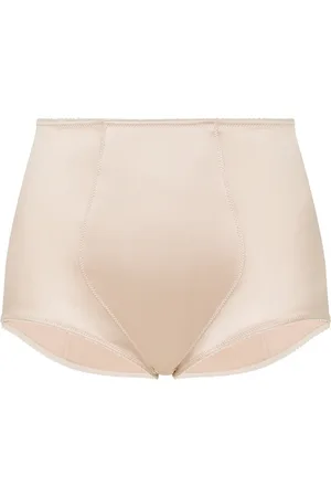 Dolce & Gabbana High-waisted satin briefs