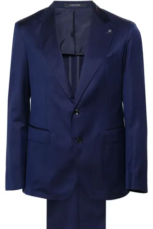 TAGLIATORE Herringbone single-breasted suit