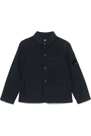C.P. Company Logo-patch shirt jacket