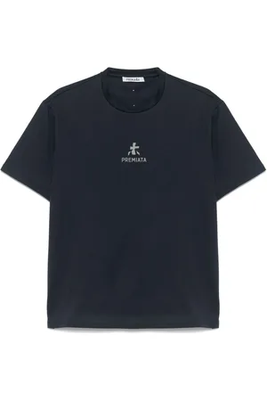 Premiata Bonded-detail cotton T-shirt