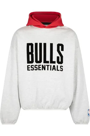 FEAR OF GOD X NBA Bulls Essentials "Light Heather" hoodie