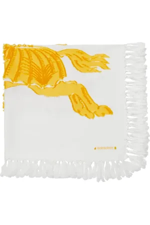 Burberry EKD-motif fringed scarf